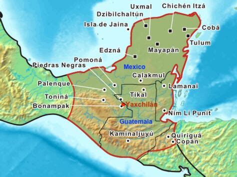 list of ancient mayan cities.